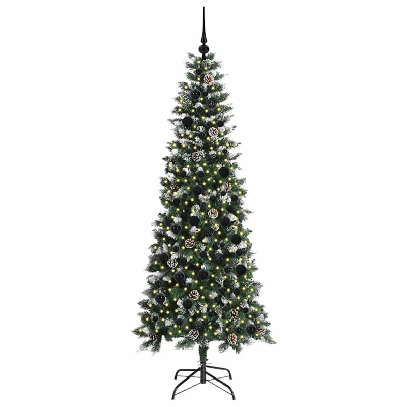 Dirbtinė Kalėdų eglutė Žalia 210 cm PVC, plastikas ir plienas