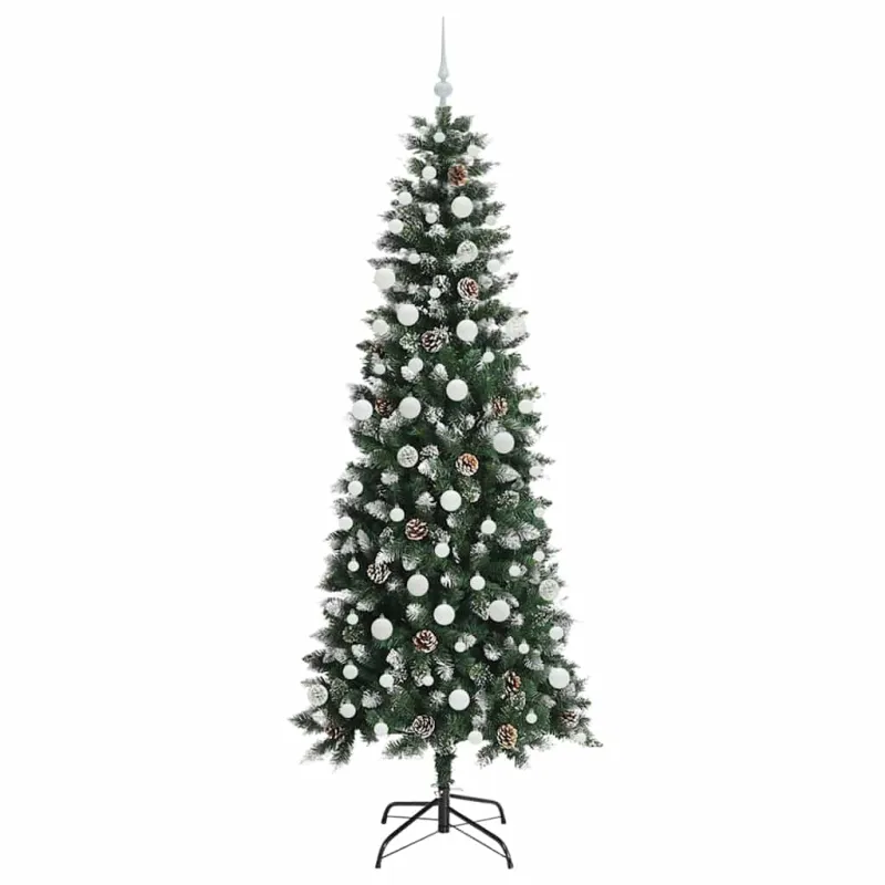 Dirbtinė Kalėdų eglutė Žalia 210 cm PVC, plastikas ir plienas