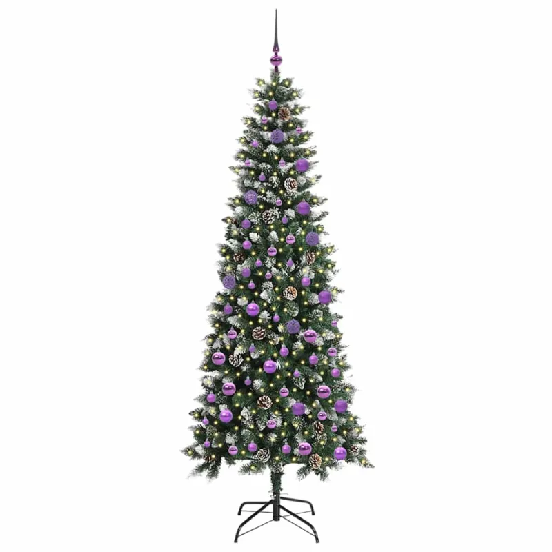 Dirbtinė Kalėdų eglutė Žalia 210 cm PVC, plastikas ir plienas