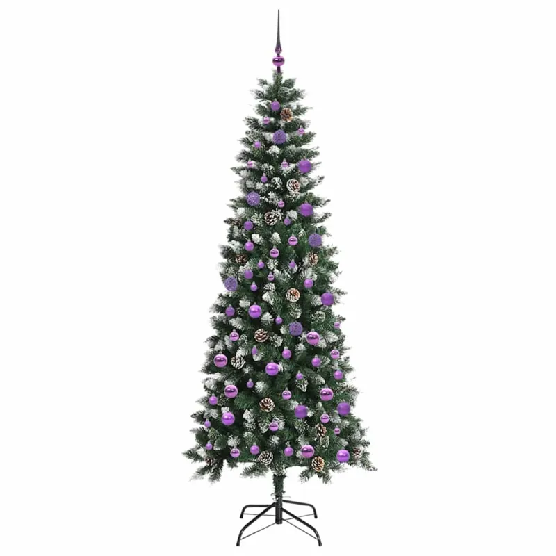 Dirbtinė Kalėdų eglutė Žalia 210 cm PVC, plastikas ir plienas