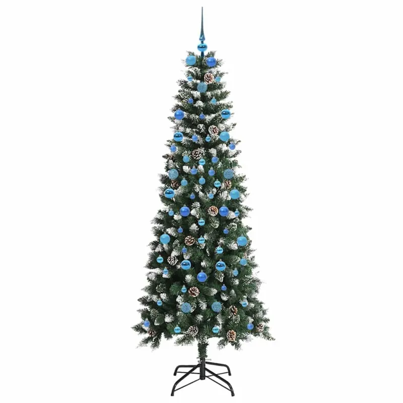 Dirbtinė Kalėdų eglutė Žalia 210 cm PVC, plastikas ir plienas