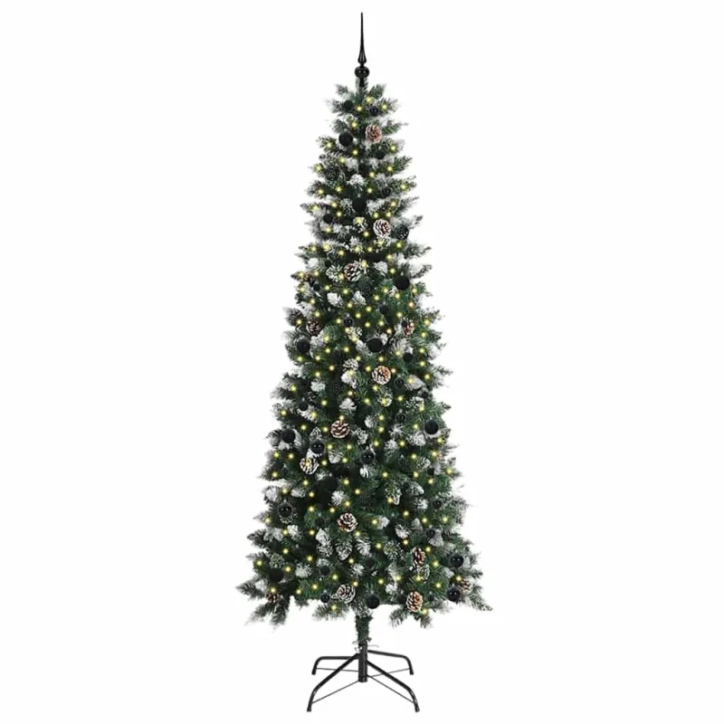 Dirbtinė Kalėdų eglutė Žalia 240 cm PVC, plastikas ir plienas