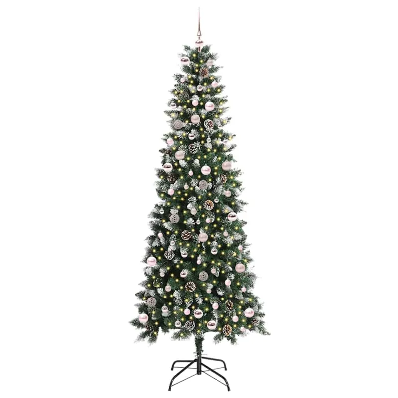 Dirbtinė Kalėdų eglutė Žalia 240 cm PVC, plastikas ir plienas