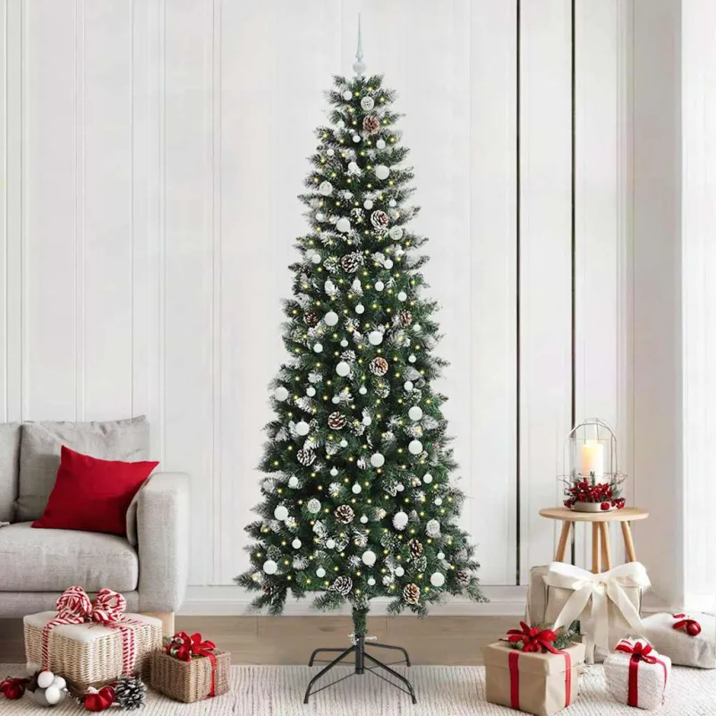 Dirbtinė Kalėdų eglutė Žalia 240 cm PVC, plastikas ir plienas