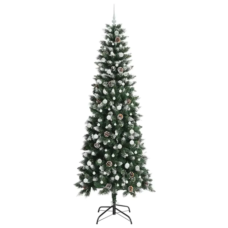 Dirbtinė Kalėdų eglutė Žalia 240 cm PVC, plastikas ir plienas