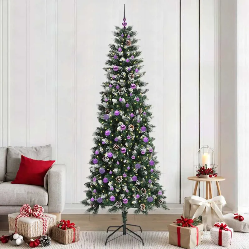 Dirbtinė Kalėdų eglutė Žalia 240 cm PVC, plastikas ir plienas