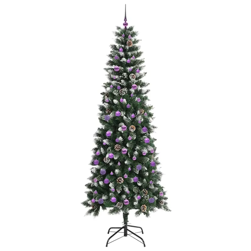 Dirbtinė Kalėdų eglutė Žalia 240 cm PVC, plastikas ir plienas