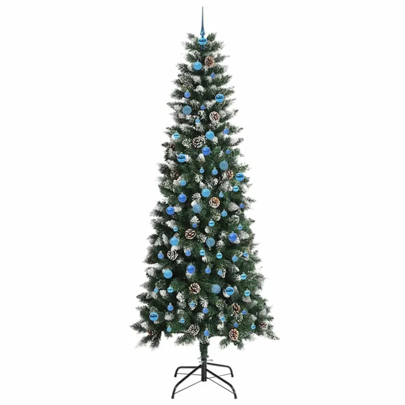Dirbtinė Kalėdų eglutė Žalia 240 cm PVC, plastikas ir plienas