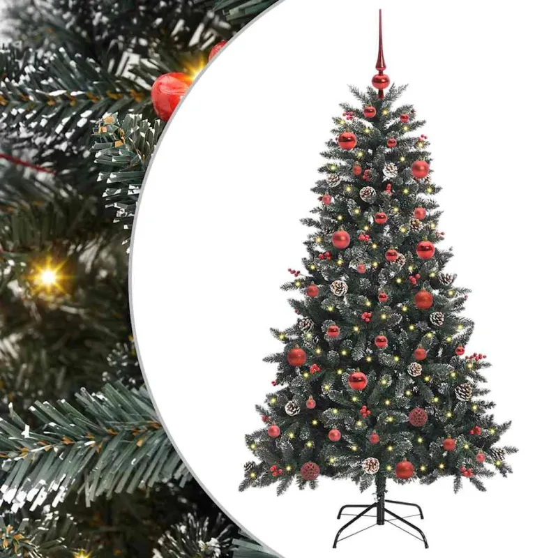 Dirbtinė Kalėdų eglutė Žalia 150 cm PVC, plastikas ir plienas