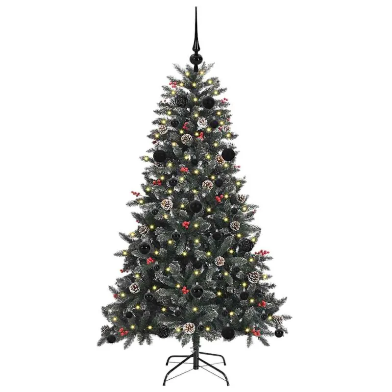 Dirbtinė Kalėdų eglutė Žalia 150 cm PVC, plastikas ir plienas