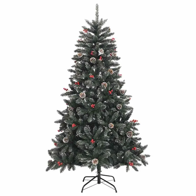 Dirbtinė Kalėdų eglutė Žalia 150 cm PVC, plastikas ir plienas