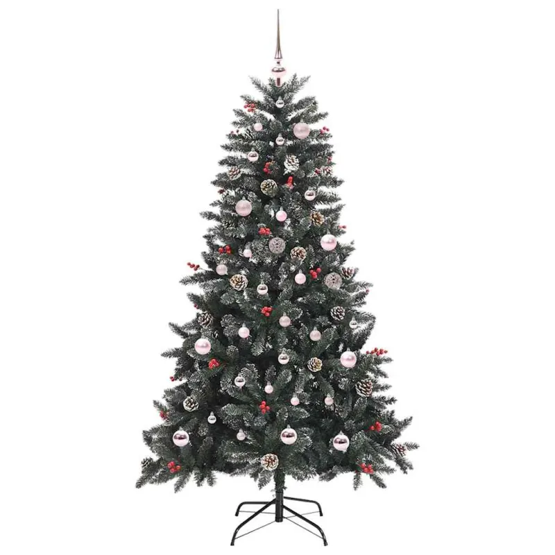 Dirbtinė Kalėdų eglutė Žalia 150 cm PVC, plastikas ir plienas