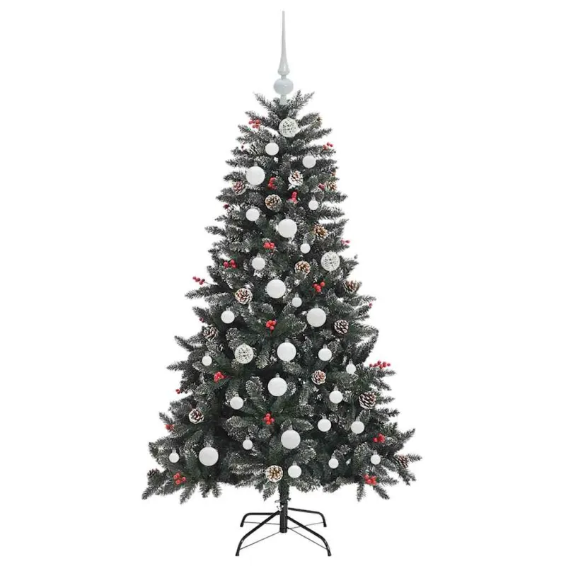 Dirbtinė Kalėdų eglutė Žalia 150 cm PVC, plastikas ir plienas