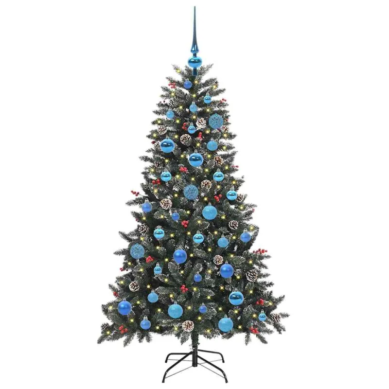 Dirbtinė Kalėdų eglutė Žalia 150 cm PVC, plastikas ir plienas