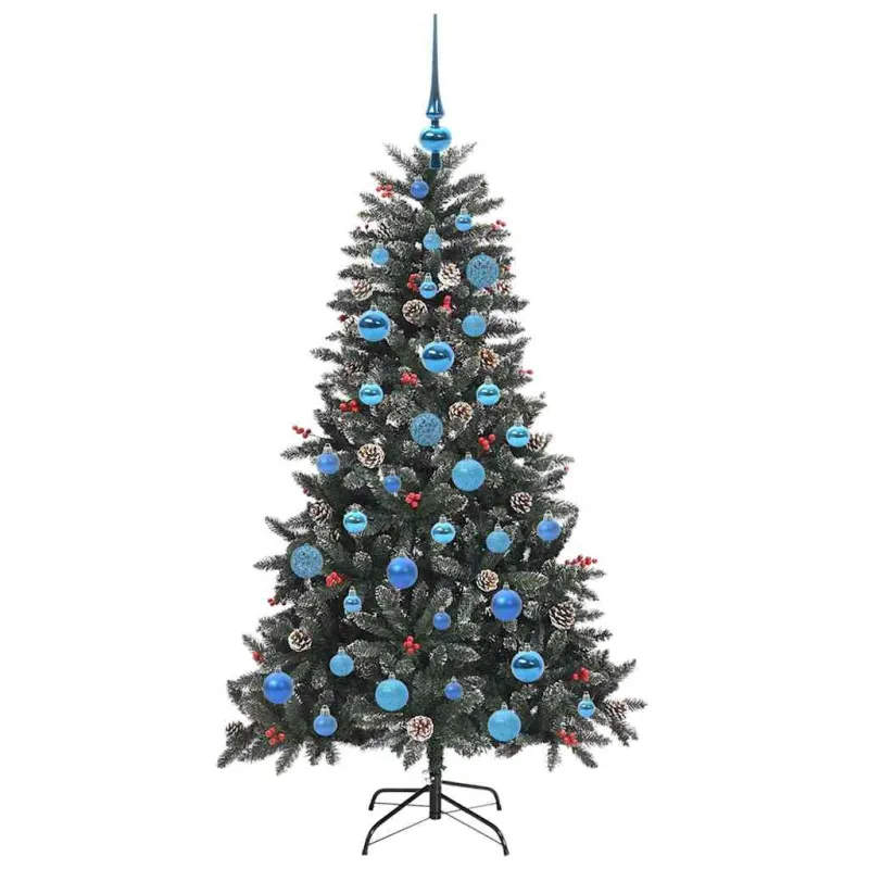 Dirbtinė Kalėdų eglutė Žalia 150 cm PVC, plastikas ir plienas