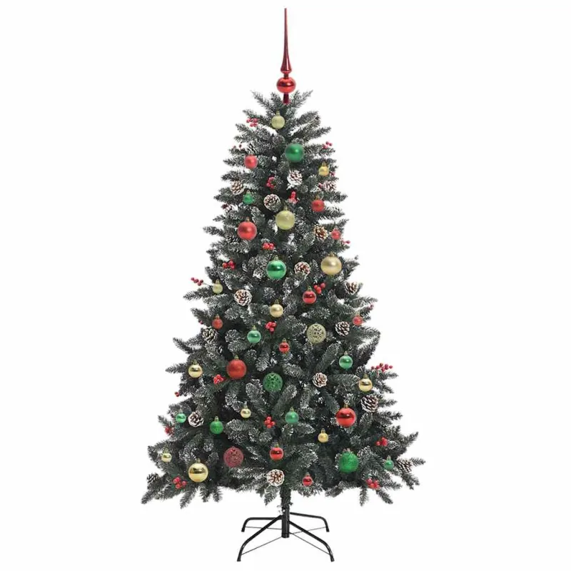 Dirbtinė Kalėdų eglutė Žalia 150 cm PVC, plastikas ir plienas