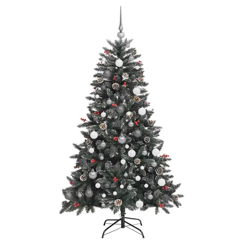 Dirbtinė Kalėdų eglutė Žalia 180 cm PVC, plastikas ir plienas