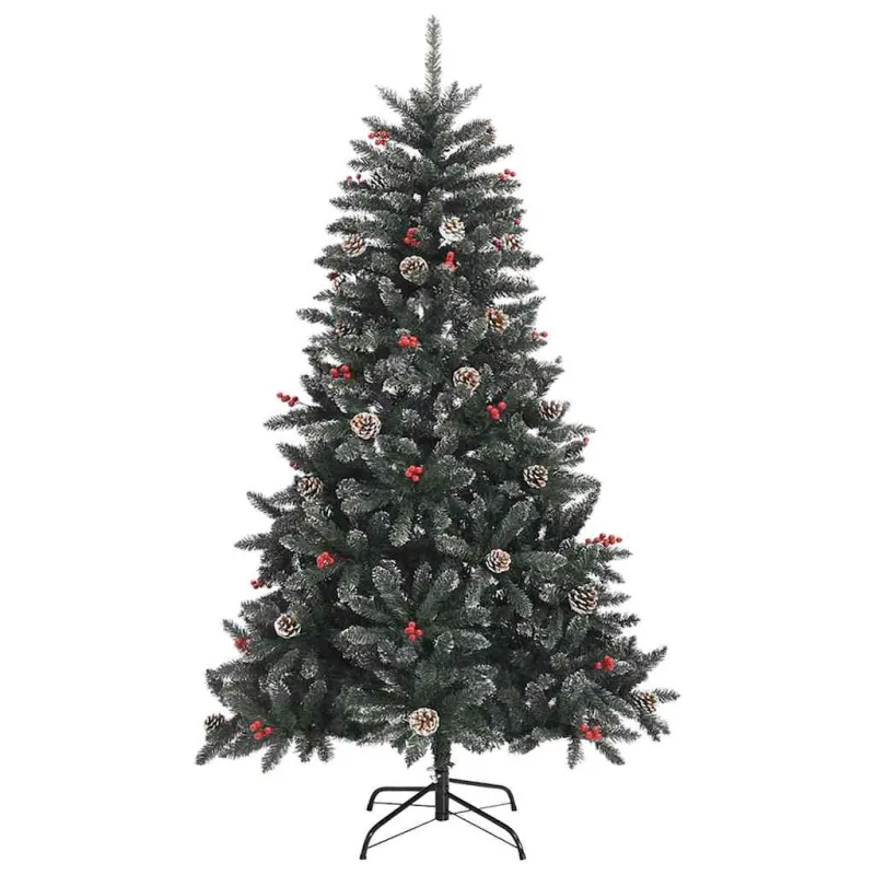 Dirbtinė Kalėdų eglutė Žalia 180 cm PVC, plastikas ir plienas