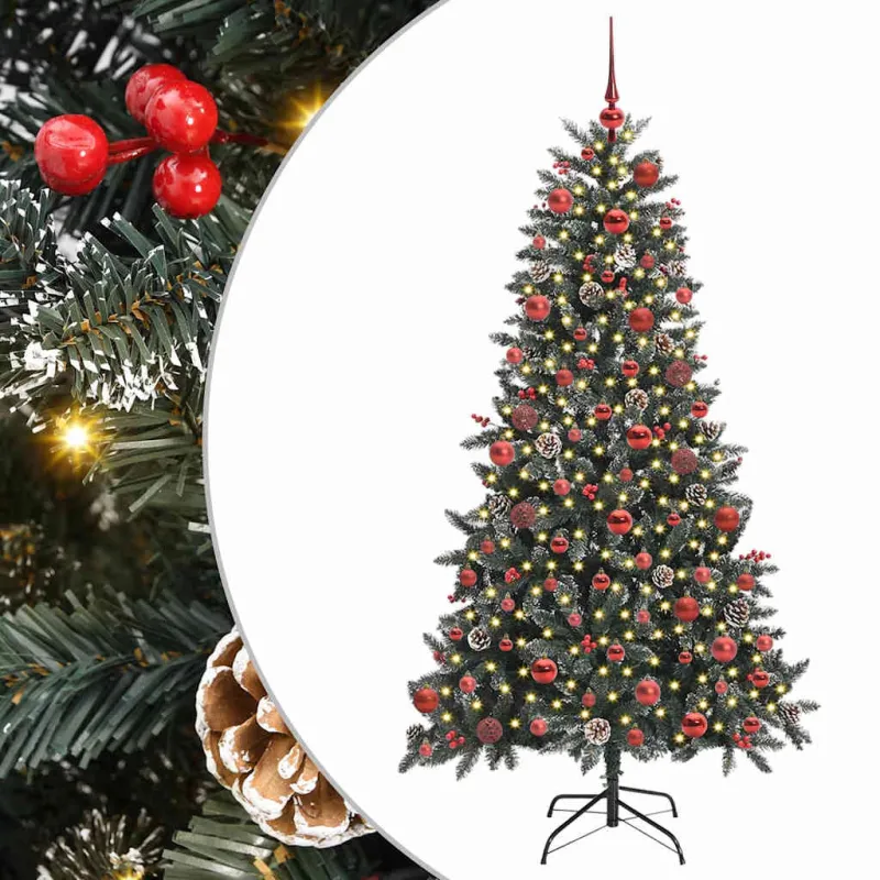 Dirbtinė Kalėdų eglutė Žalia 180 cm PVC, plastikas ir plienas
