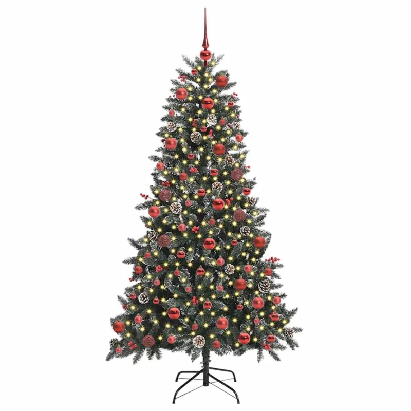 Dirbtinė Kalėdų eglutė Žalia 180 cm PVC, plastikas ir plienas