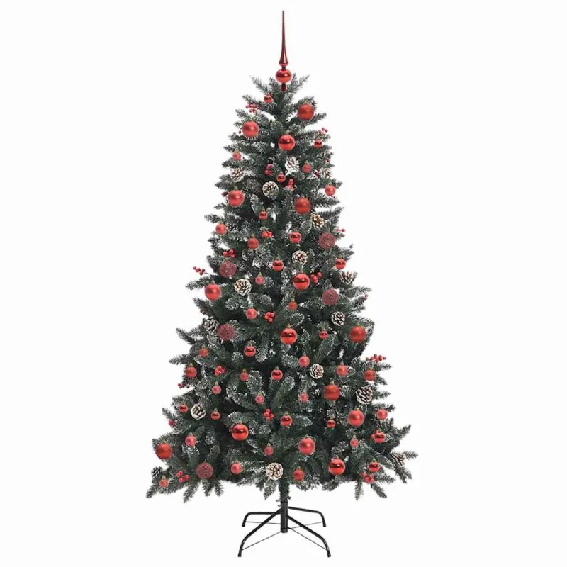 Dirbtinė Kalėdų eglutė Žalia 180 cm PVC, plastikas ir plienas