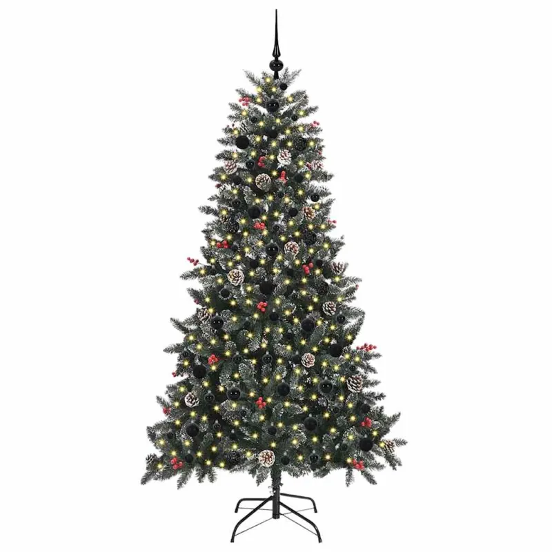 Dirbtinė Kalėdų eglutė Žalia 180 cm PVC, plastikas ir plienas