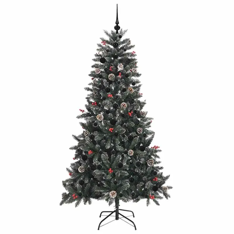 Dirbtinė Kalėdų eglutė Žalia 180 cm PVC, plastikas ir plienas