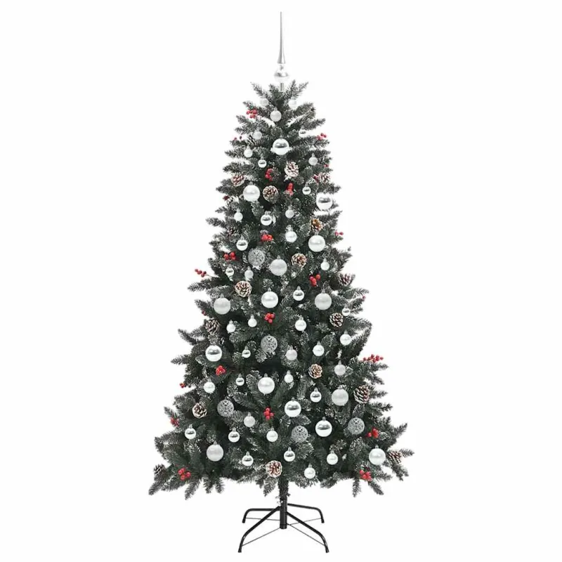 Dirbtinė Kalėdų eglutė Žalia 180 cm PVC, plastikas ir plienas
