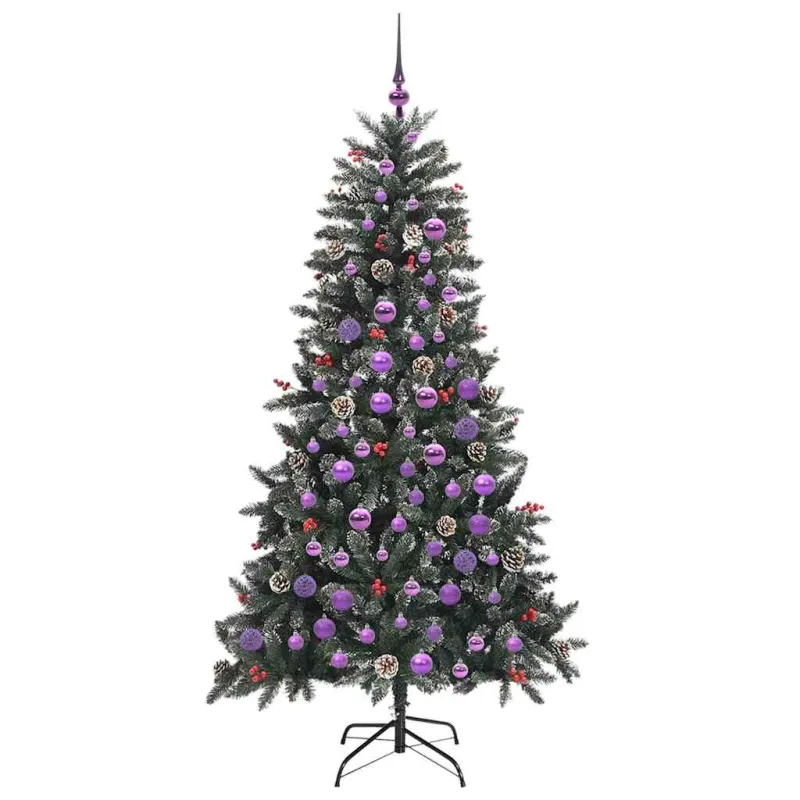 Dirbtinė Kalėdų eglutė Žalia 180 cm PVC, plastikas ir plienas
