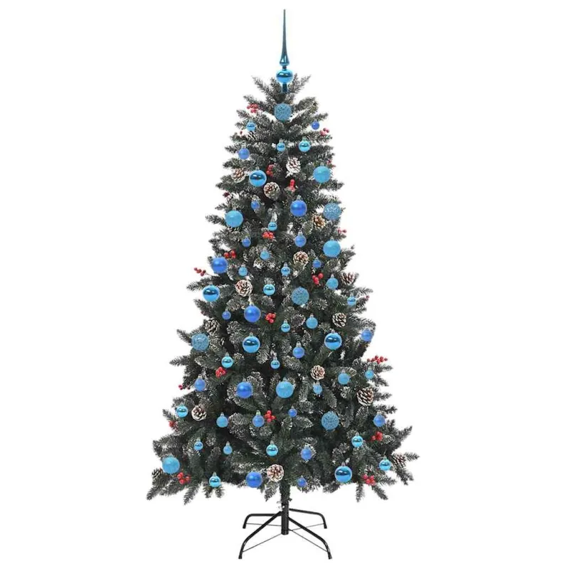Dirbtinė Kalėdų eglutė Žalia 180 cm PVC, plastikas ir plienas