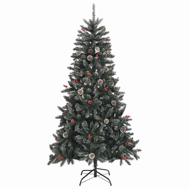Dirbtinė Kalėdų eglutė Žalia 180 cm PVC, plastikas ir plienas