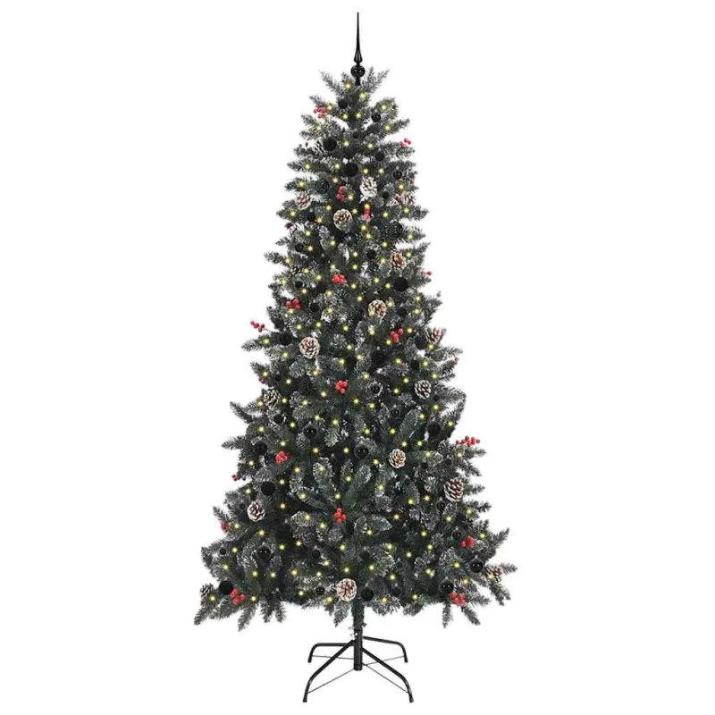 Dirbtinė Kalėdų eglutė Žalia 240 cm PVC, plastikas ir plienas