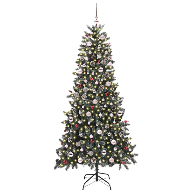 Dirbtinė Kalėdų eglutė Žalia 240 cm PVC, plastikas ir plienas