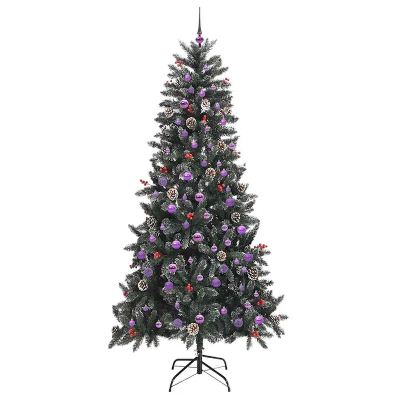 Dirbtinė Kalėdų eglutė Žalia 240 cm PVC, plastikas ir plienas