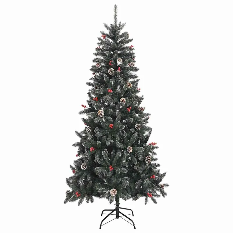 Dirbtinė Kalėdų eglutė Žalia 240 cm PVC, plastikas ir plienas