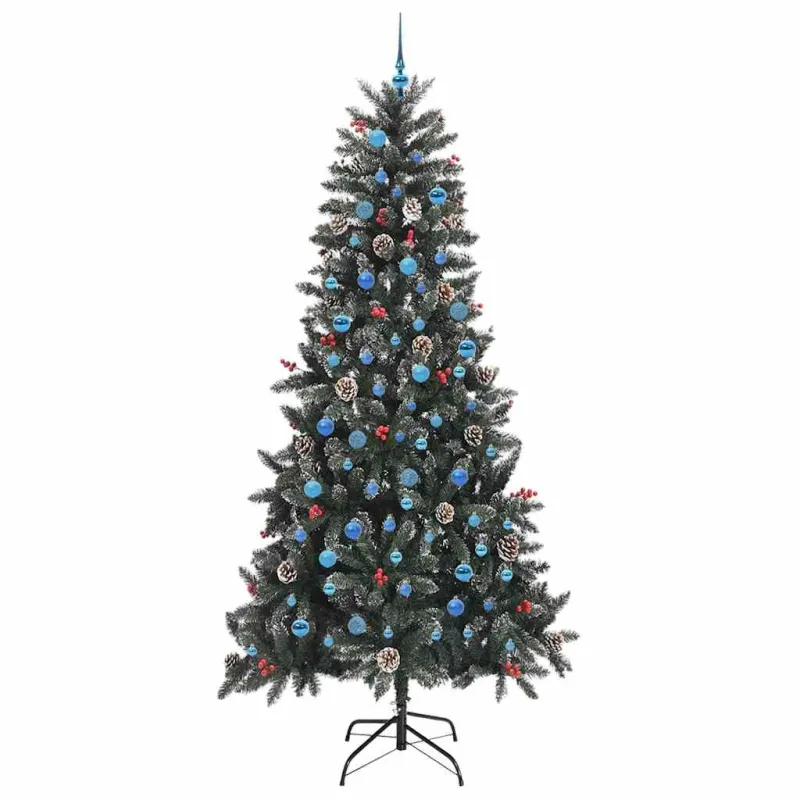 Dirbtinė Kalėdų eglutė Žalia 240 cm PVC, plastikas ir plienas