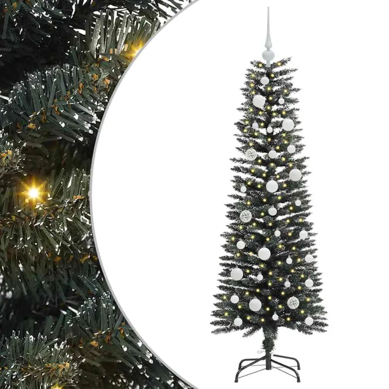Dirbtinė Kalėdų eglutė Žalia 120 cm PVC, plastikas ir plienas