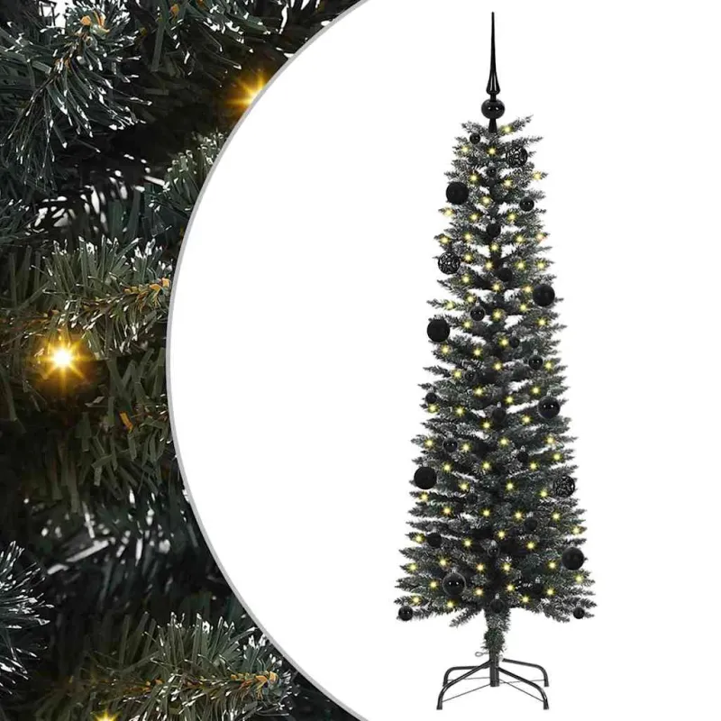 Dirbtinė Kalėdų eglutė Žalia 150 cm PVC, plastikas ir plienas