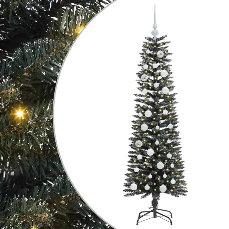Dirbtinė Kalėdų eglutė Žalia 150 cm PVC, plastikas ir plienas
