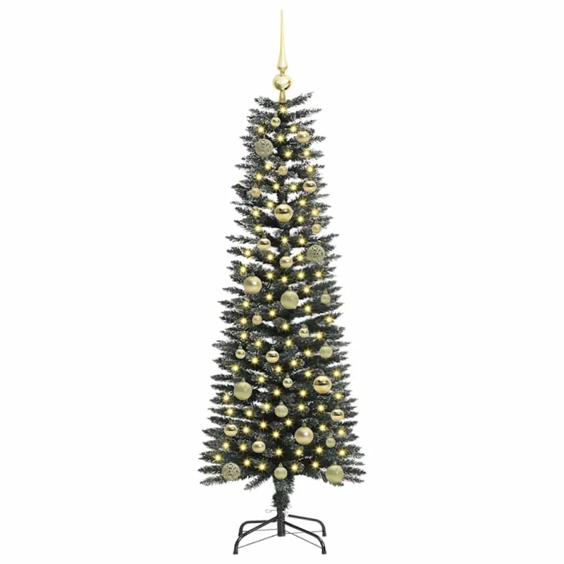 Dirbtinė Kalėdų eglutė Žalia 150 cm PVC, plastikas ir plienas