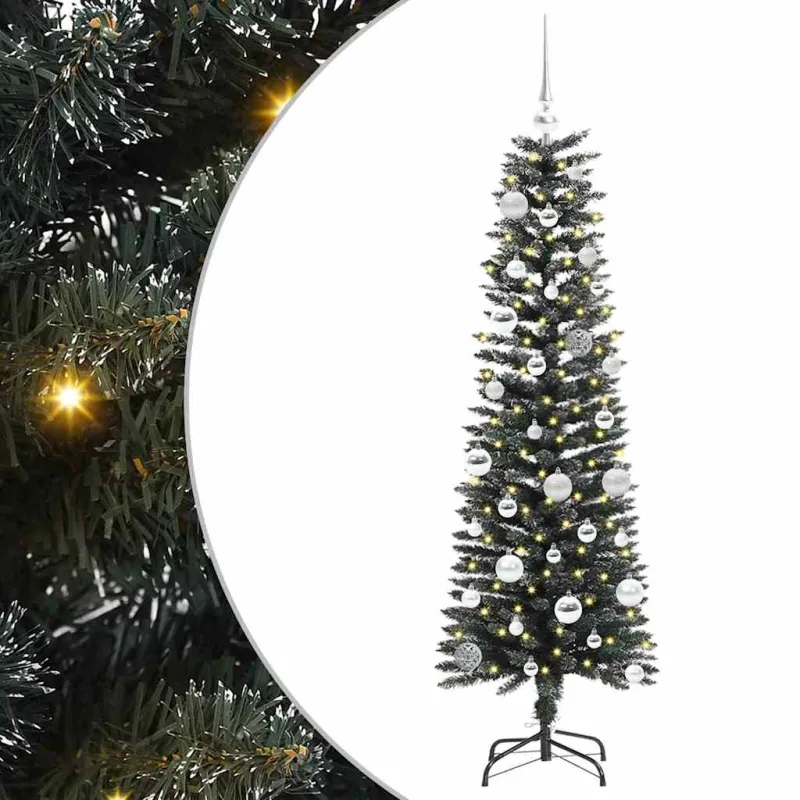 Dirbtinė Kalėdų eglutė Žalia 150 cm PVC, plastikas ir plienas