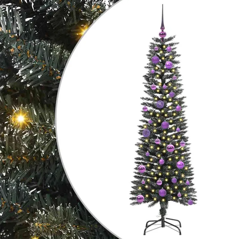Dirbtinė Kalėdų eglutė Žalia 150 cm PVC, plastikas ir plienas
