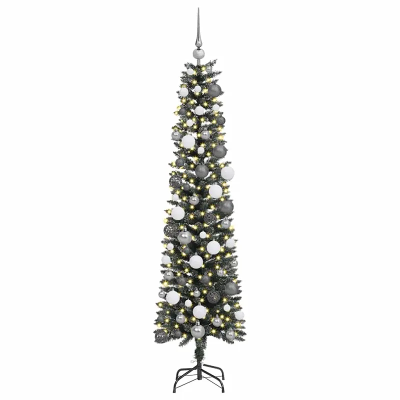 Dirbtinė Kalėdų eglutė Žalia 180 cm PVC, plastikas ir plienas
