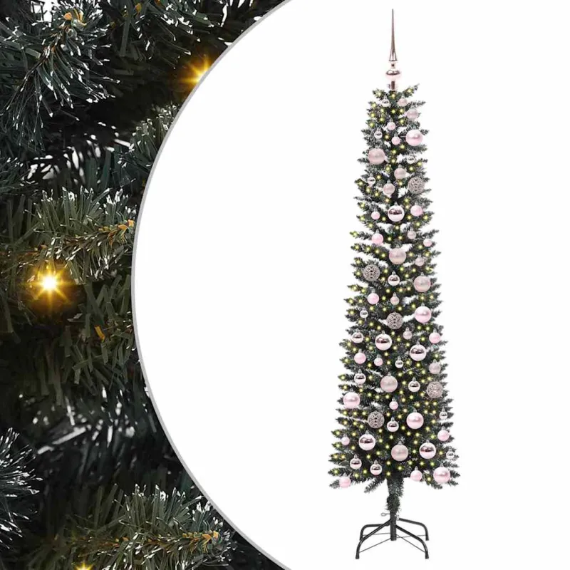 Dirbtinė Kalėdų eglutė Žalia 180 cm PVC, plastikas ir plienas