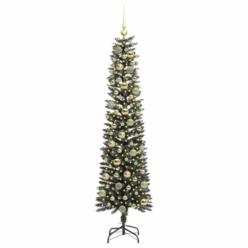 Dirbtinė Kalėdų eglutė Žalia 180 cm PVC, plastikas ir plienas