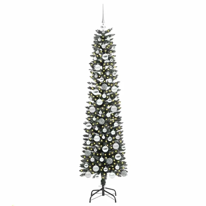 Dirbtinė Kalėdų eglutė Žalia 180 cm PVC, plastikas ir plienas