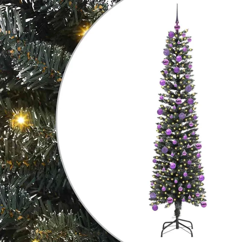 Dirbtinė Kalėdų eglutė Žalia 180 cm PVC, plastikas ir plienas