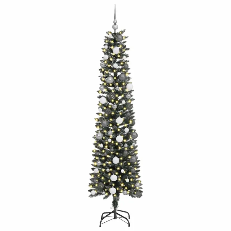 Dirbtinė Kalėdų eglutė Žalia 210 cm PVC, plastikas ir plienas