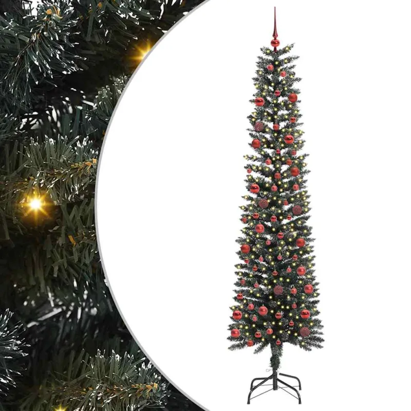 Dirbtinė Kalėdų eglutė Žalia 210 cm PVC, plastikas ir plienas