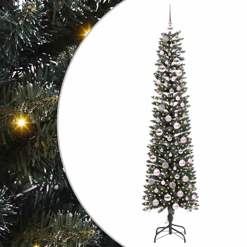 Dirbtinė Kalėdų eglutė Žalia 210 cm PVC, plastikas ir plienas